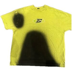 Fashionable Yellow and Black Graphic T-Shirt